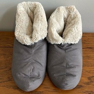 Restoration Hardware Down filled slippers